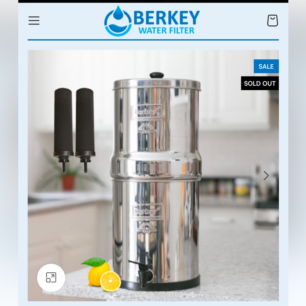 Travel Berkey Water Filter